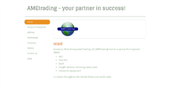 Desktop Screenshot of ametrader.com