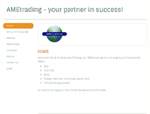 Tablet Screenshot of ametrader.com